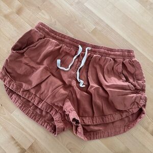 Billabong Women's Athletic Shorts - Rust